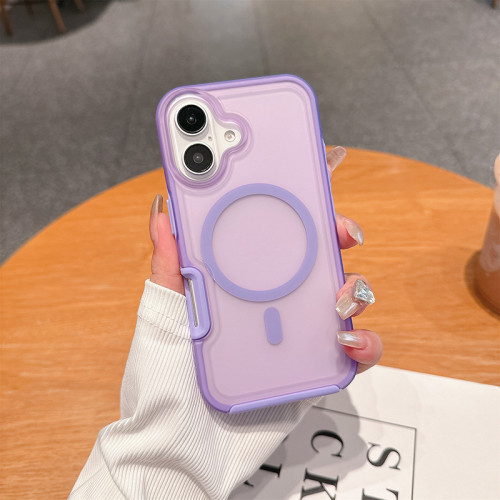 膚感磁吸適用iphone16手機殼磨砂防摔蘋果15promax保護硬殼14 膚感磁吸適用iphone16手機殼磨砂防摔蘋果15promax保護硬殼14