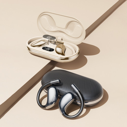 款AI翻譯不入耳藍牙耳機智能觸控超長續航高音質運動耳機