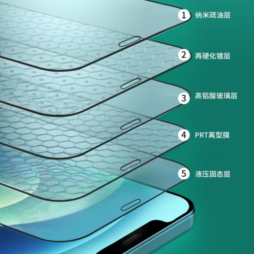 適用蘋果17 16ProMax iPhone15 14 手機鋼化膜絲印高鋁玻璃保護膜