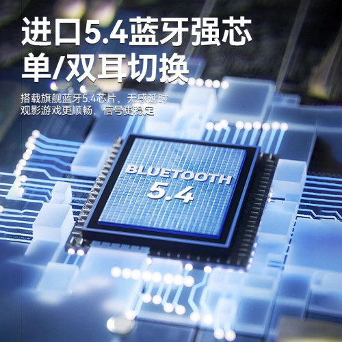 柏林之聲新款藍牙耳機無感佩戴高顔值超長續航HIFI音質運動通用