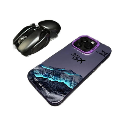 爆款飛機雪山iPhone17Pro手機殼16/15鐳射殼14蘋果12防摔11Xs