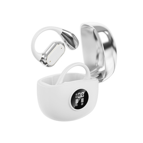 爆款Q17電鍍掛耳式藍牙耳機運動長續航高音質數顯不入耳耳機