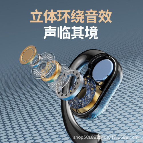 X91 掛耳式運動藍牙耳機 數顯長續航TWS不入耳無線藍牙耳機