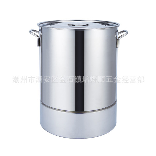 加厚不鏽鋼大蒸桶蒸鍋多用蒸桶米桶蒸飯桶商用蒸籠蒸酒器無底蒸桶