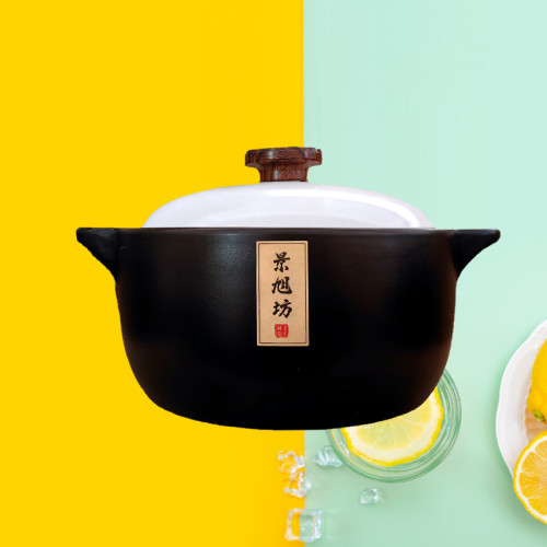 耐高溫乾燒砂鍋燉鍋陶瓷小號煲仔飯砂鍋家用瓦斯明火專用淺煲湯煲