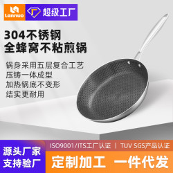 304不鏽鋼煎蛋鍋炒菜鐵鍋煎餅專用不沾鍋免開鍋早餐電煎鍋