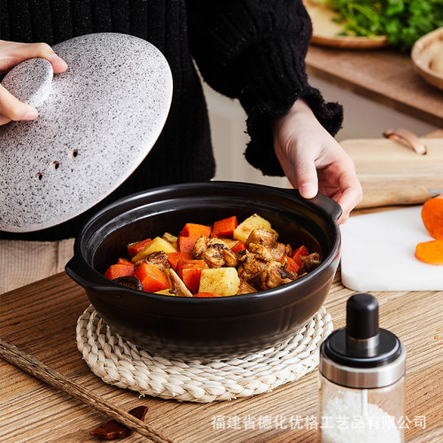 砂鍋煲仔飯小鍋家用瓦斯爐專用耐高溫米飯石鍋拌飯鍋煲湯鍋沙鍋