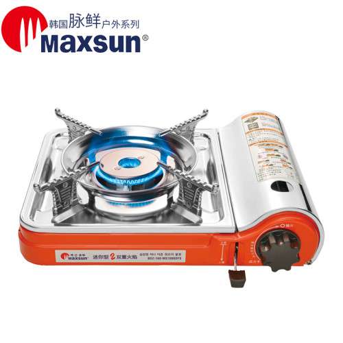 脈鮮MAXSUN可攜式卡式爐MS-7000DFS迷你瓦斯氣爐 火鍋爐 雙重火焰
