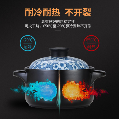 日式砂鍋燉鍋煲湯鍋家用瓦斯耐高溫明火陶瓷養生湯鍋拌飯煲仔飯鍋