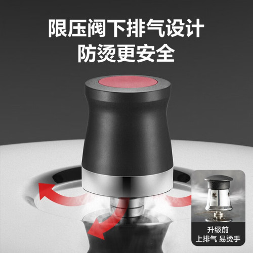 蘇泊爾壓力鍋 304不鏽鋼高壓鍋24cm通用複底快煮式壓力鍋YW243JA1