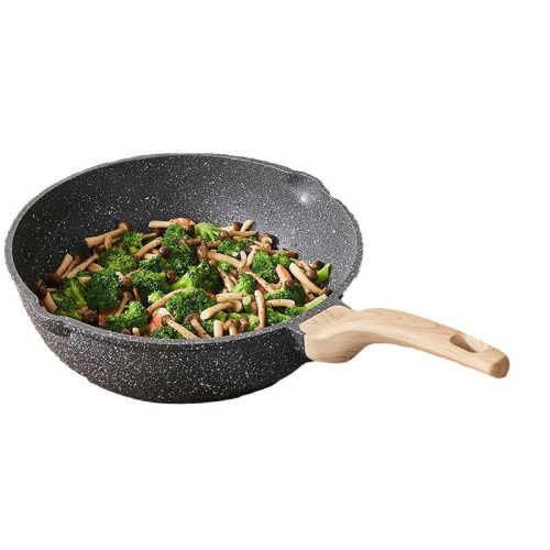 英國明爵麥飯石不沾鍋炒鍋家用平底鍋煎鍋炒菜鍋電磁爐瓦斯通用