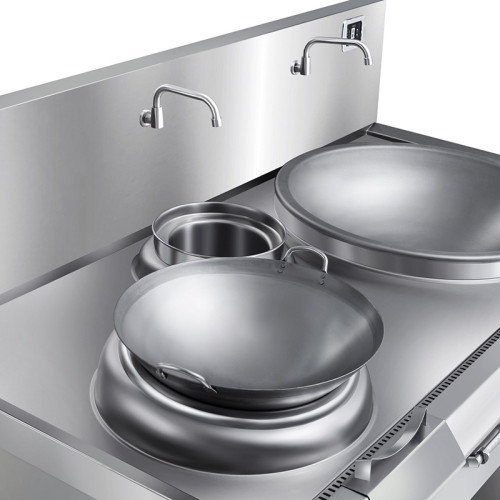 酒店凹面火鍋電磁爐灶炒鐵鍋老鐵炒菜鍋不鏽鋼不沾鍋通用鍋具