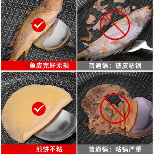 316不鏽鋼加深煎鍋平底鍋高8CM牛排鍋少油煙不沾鍋煎炒一體鍋32cm