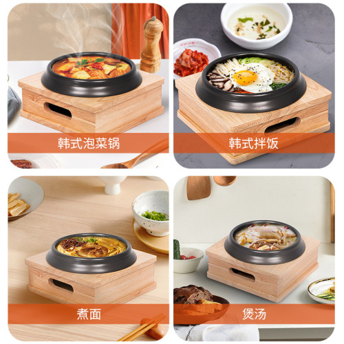 廚易達CD韓式醬湯鍋套裝MFZZ 家用酒店鋁合金韓式拌飯鍋泡菜鍋