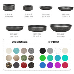 不沾鍋可拆卸手柄套裝奶鍋平底鍋陶瓷不沾麥飯石不沾鍋家用