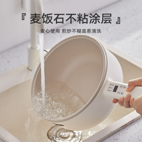 大宇電炒鍋炒菜鍋火鍋一體式家用小型多功能蒸煮煎炒大功率不沾鍋