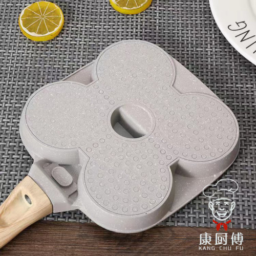 小型煎蛋鍋多孔煎蛋煎牛排一體便捷省時多功能易清洗不沾鍋早餐鍋