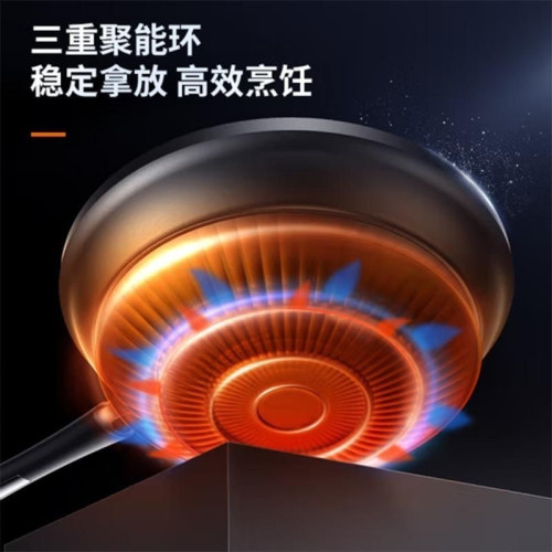 鈦鍋不沾鍋鈦磨王高硬度炒鍋圓底中式炒鍋鈦熔射無油煙不生鏽