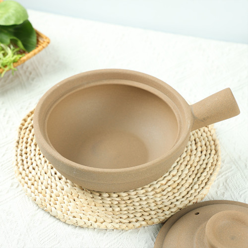 無釉原陶煲仔飯專用單柄砂鍋家用商用瓦斯爐耐高溫乾燒明火啫啫煲