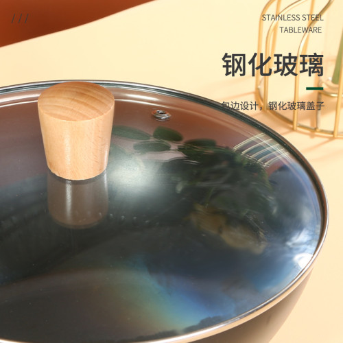 迷你無塗層防粘鐵鍋老式家用炒菜鍋電磁爐瓦斯爐通用平底鐵鍋