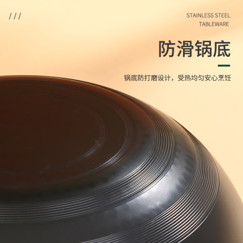 迷你無塗層防粘鐵鍋老式家用炒菜鍋電磁爐瓦斯爐通用平底鐵鍋