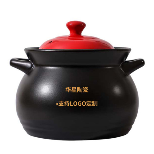 商用陶瓷砂鍋煲湯用鋰煇石防乾燒耐高溫瓦斯爐款家用明火沙鍋