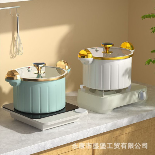 曼萊華琺瑯鍋家用養生鍋燉湯鍋燉鍋砂鍋小湯鍋煲湯鍋鑄鐵鍋燉盅