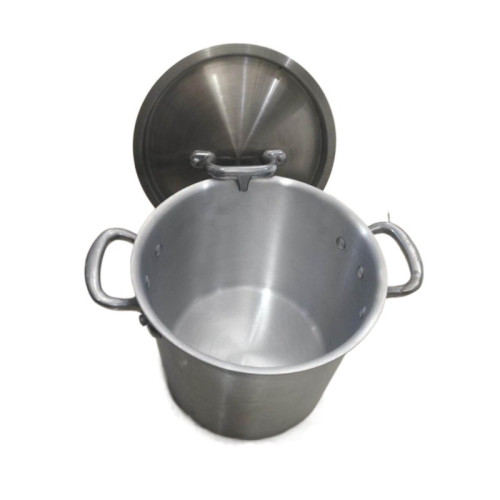 鋁桶圓桶燒水桶湯桶加厚耐用厚底桶雙耳電磁爐瓦斯爐適用55cm