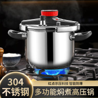 防爆304不鏽鋼高壓鍋家用瓦斯電磁爐通用燉湯壓力鍋新型迷你小號