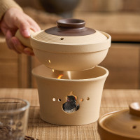 側把小砂鍋家用乾燒不裂煲湯煲仔飯砂鍋碳爐泥爐煮茶火鍋木炭爐子