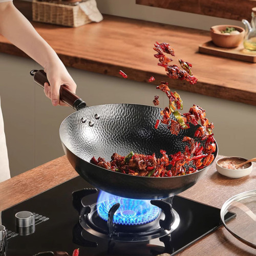 蘇泊爾鐵鍋無塗層圓底鎚紋炒菜鍋純精鐵不沾鍋瓦斯爐通用2024新款 蘇泊爾鐵鍋無塗層圓底鎚紋炒菜鍋純精鐵不沾鍋瓦斯爐通用2024新款