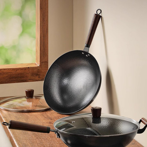 蘇泊爾鐵鍋無塗層圓底鎚紋炒菜鍋純精鐵不沾鍋瓦斯爐通用2024新款 蘇泊爾鐵鍋無塗層圓底鎚紋炒菜鍋純精鐵不沾鍋瓦斯爐通用2024新款