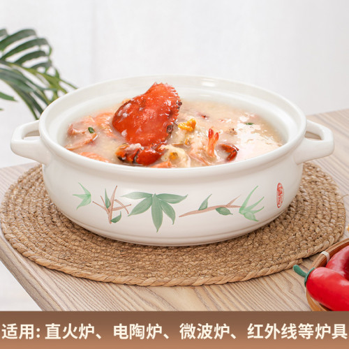 金華鋰瓷陶瓷鍋大容量燉鍋商用火鍋煲燉菜兩用砂鍋乾燒耐高溫湯鍋