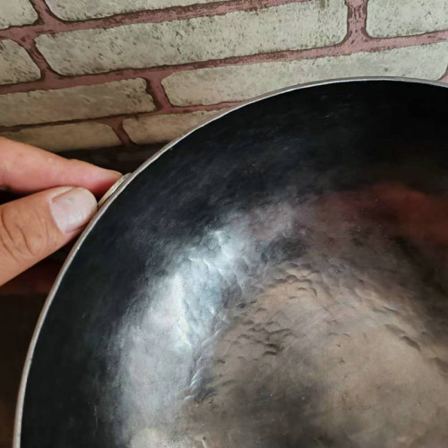鐵鍋新款大肚鍋純手工鍛打熟鐵鍋無塗層不沾鍋家用炒菜鍋煎鍋