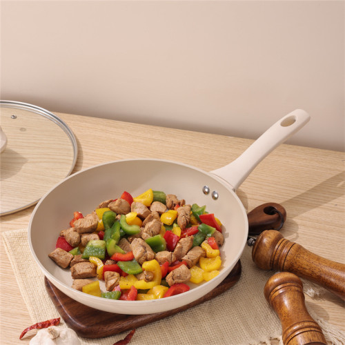 廚房家用麥飯石煎牛排家用無油煙不沾鍋煎蛋瓦斯爐電磁爐通用