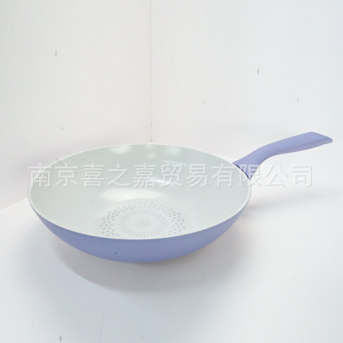 Rossosfera意大利進口不沾炒鍋陶瓷塗層炒菜鍋瓦斯爐電磁爐專用鍋