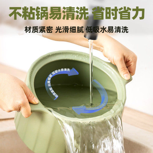 日式樹木紋家用瓦斯煲湯煲仔飯陶瓷煲瓦斯爐電陶爐通用陶瓷砂鍋