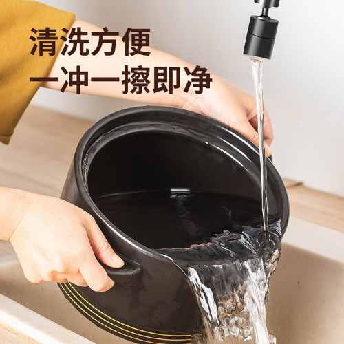 商務砂鍋燉鍋家用瓦斯耐高溫陶瓷煲湯鍋乾燒不裂高顔值瓦斯爐湯煲