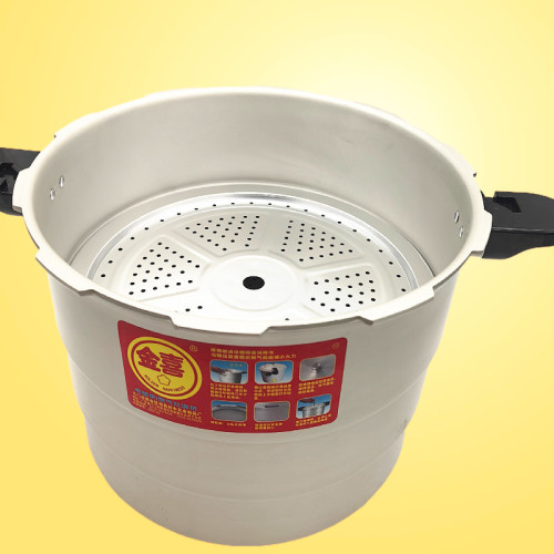 金喜家用大容量防爆壓力鍋瓦斯爐電磁爐復底通用雙蒸片商用高壓鍋