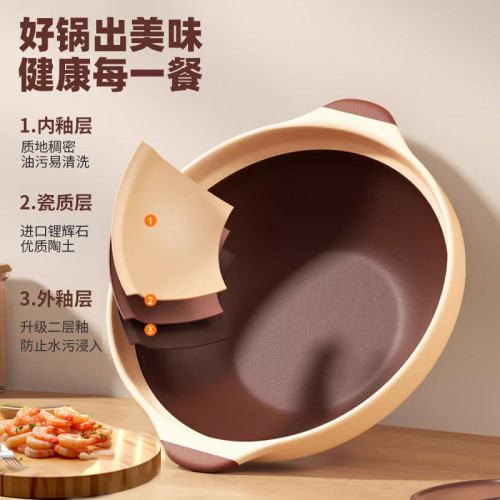 土砂鍋煲湯燉鍋家用瓦斯爐專用老式火鍋小沙鍋瓦煲乾燒陶瓷石鍋