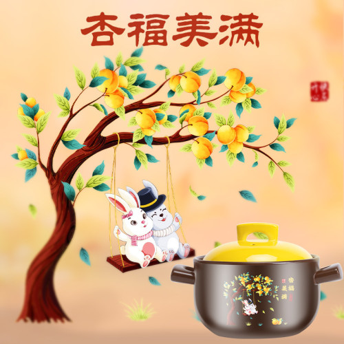 砂鍋瓦斯爐專用砂鍋煲家用燉鍋煲湯鍋耐高溫乾燒不裂燉湯鍋陶瓷煲