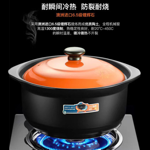 砂鍋燉鍋陶瓷鍋1.0L*1衹裝