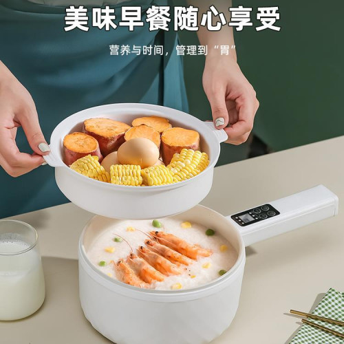 寶寶輔食鍋嬰兒煎煮一體多功能小奶鍋小煮鍋煮粥不沾鍋電飯鍋插電