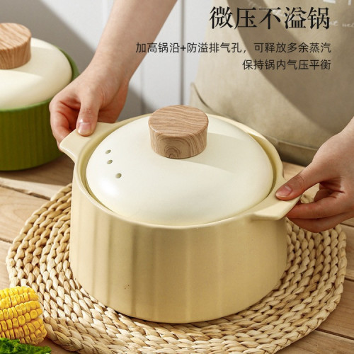砂鍋燉鍋煲湯家用湯煲耐高溫瓦斯爐專用乾燒不裂陶瓷沙鍋
