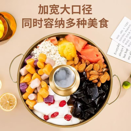 【抖音爆款】網紅乾冰小火鍋冰粉甜品老式火鍋糖水鍋新款火鍋蛋糕