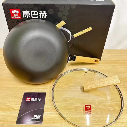 炒鍋康巴赫鐵鍋炒菜鍋無塗層鈦不沾鍋員工福利客戶禮品積分兌換