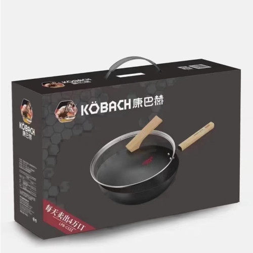 炒鍋康巴赫鐵鍋炒菜鍋無塗層鈦不沾鍋員工福利客戶禮品積分兌換
