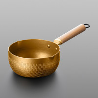 鋁合金雪平鍋家用湯鍋小奶鍋瓦斯爐電磁爐專用輔食不沾鍋煎鍋商用