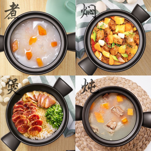 蘇泊爾陶瓷煲 4.5升養生煲樂享系列深湯煲煮粥煲湯新陶家用TB45A1