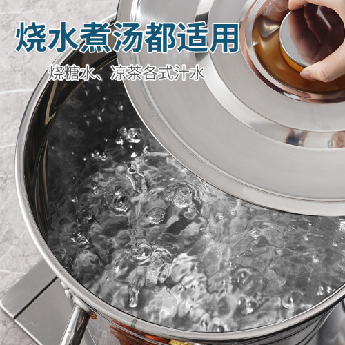 大容量超厚不鏽鋼湯鍋新款家用湯桶滷肉鍋煲湯煮粥燉鍋不沾鍋